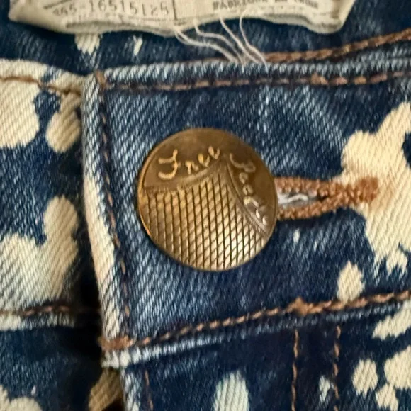 Free People Malaya Bali Flare Jeans Boho Festival Flare size 24 - Picture 5 of 13